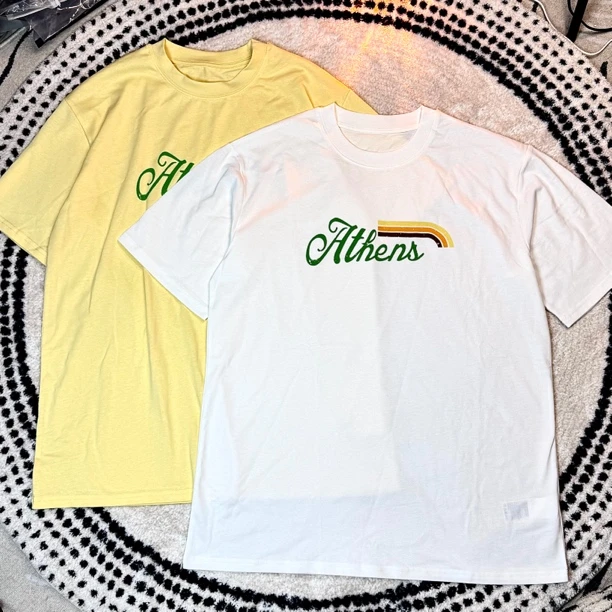 深圳南油短袖夏季纯色圆领T恤设计师宽松圆领复古