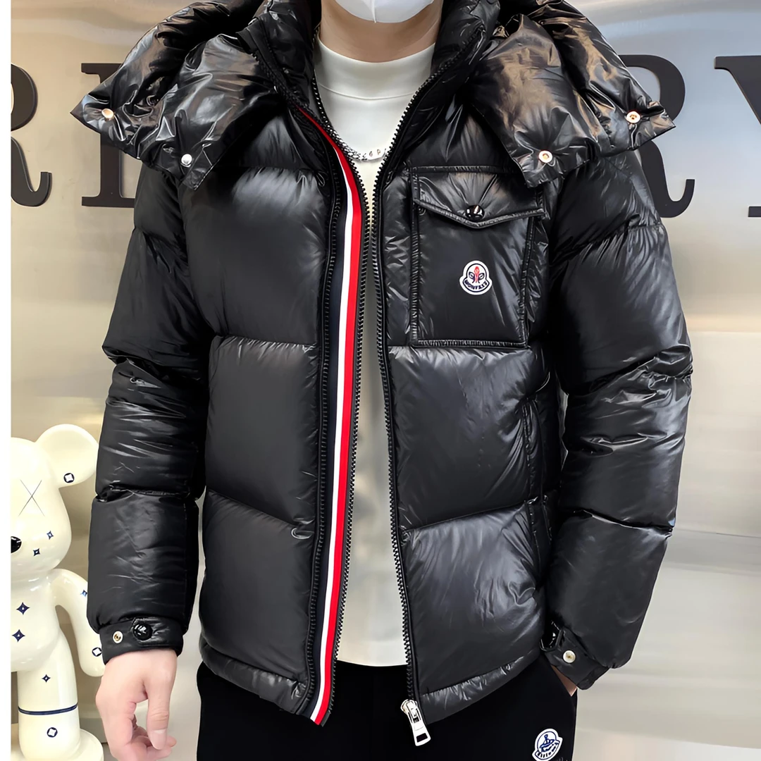 高端欧货男款羽绒服 国标羽绒 潮流时尚高货连帽加厚保暖冬季
