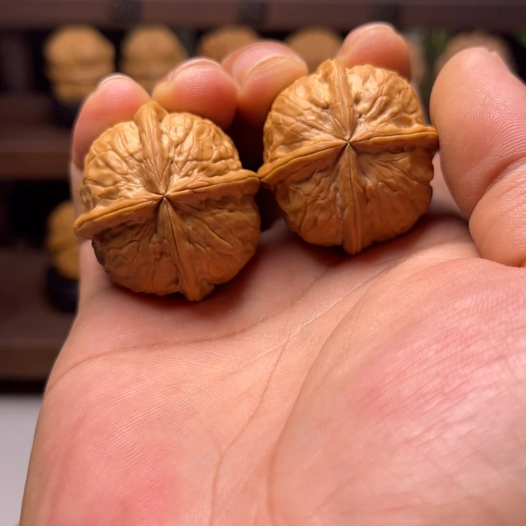 毛***皮文玩核桃把件云鼎四炸