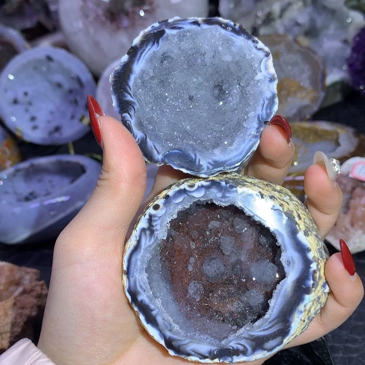 水晶福利蚕丝盆未镶嵌