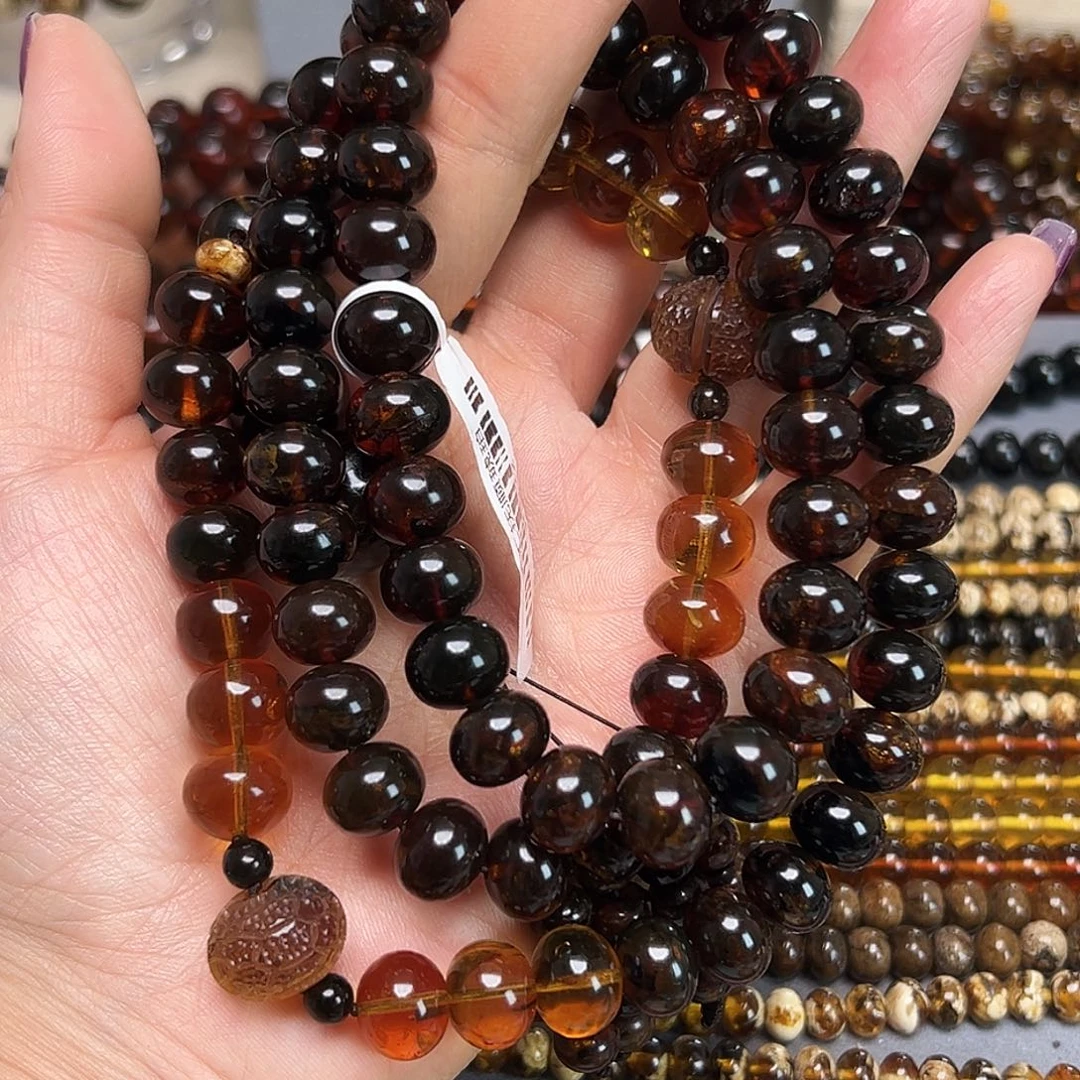 柚***多琥珀未镶嵌裸石抚顺琥珀十一30022