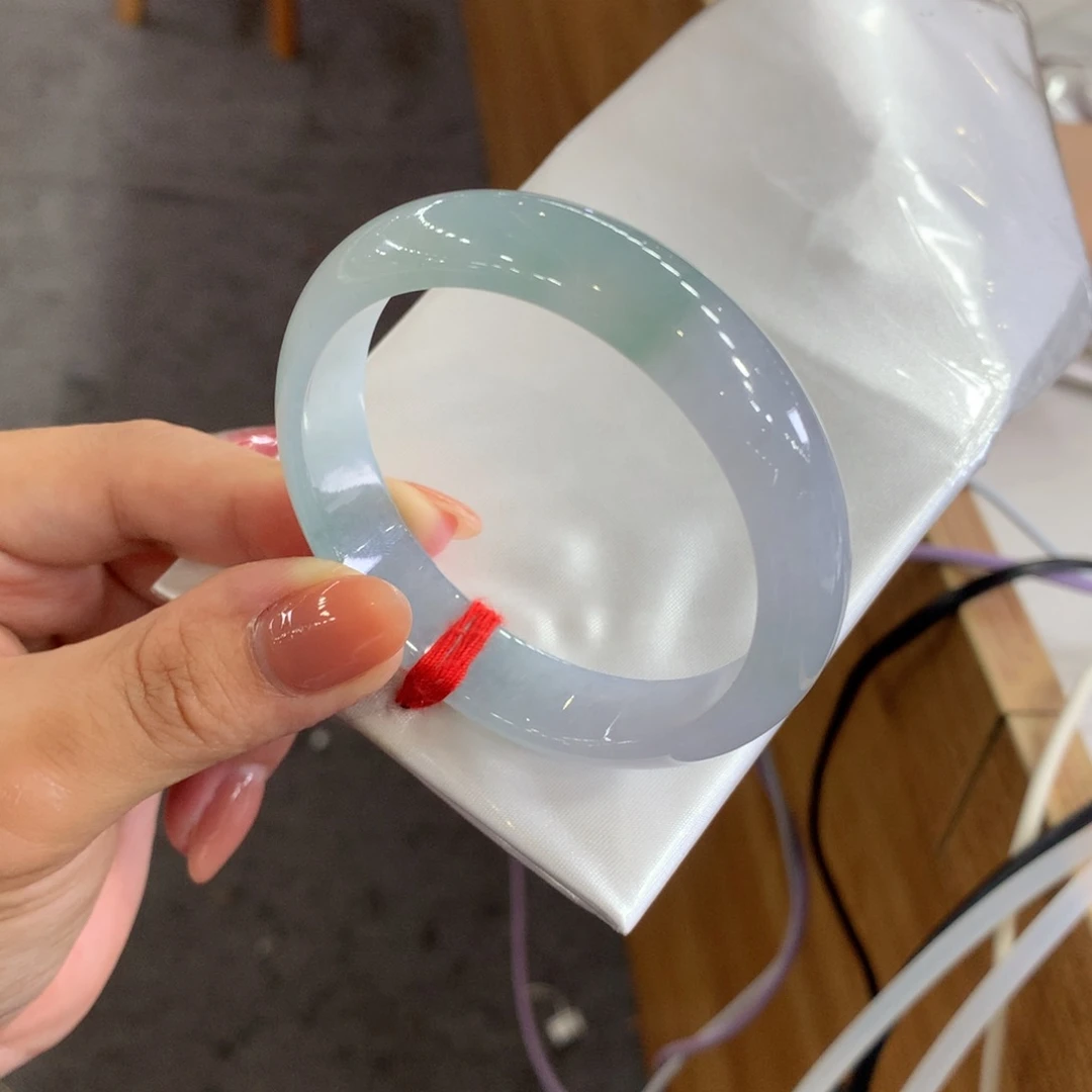 翡翠未镶嵌手镯天然A货翡翠54/55