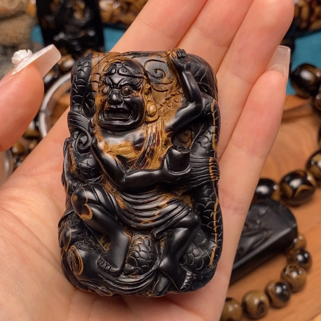 天然柳柳 祥龙 黑金妖