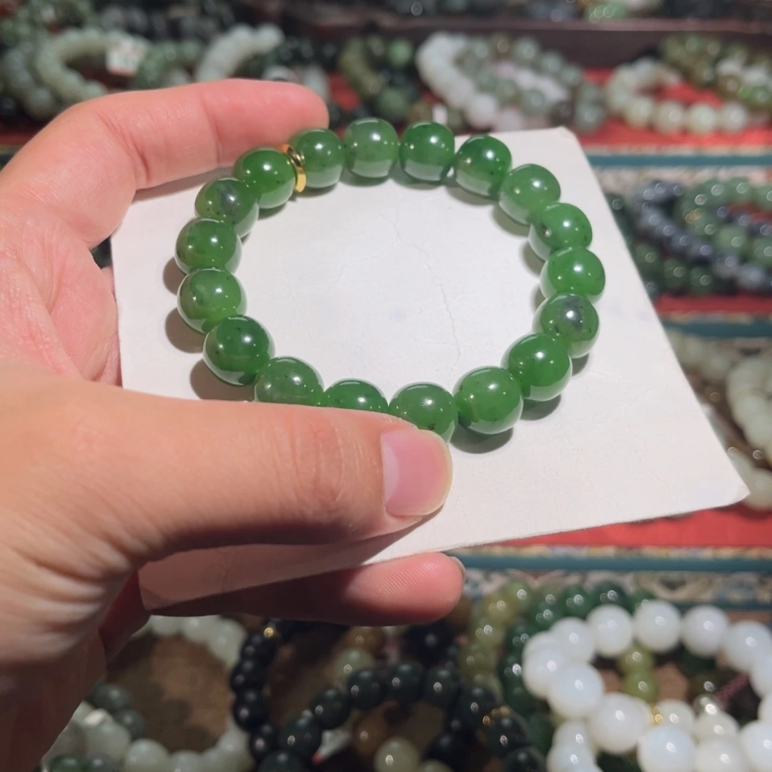 和田玉未镶嵌手链