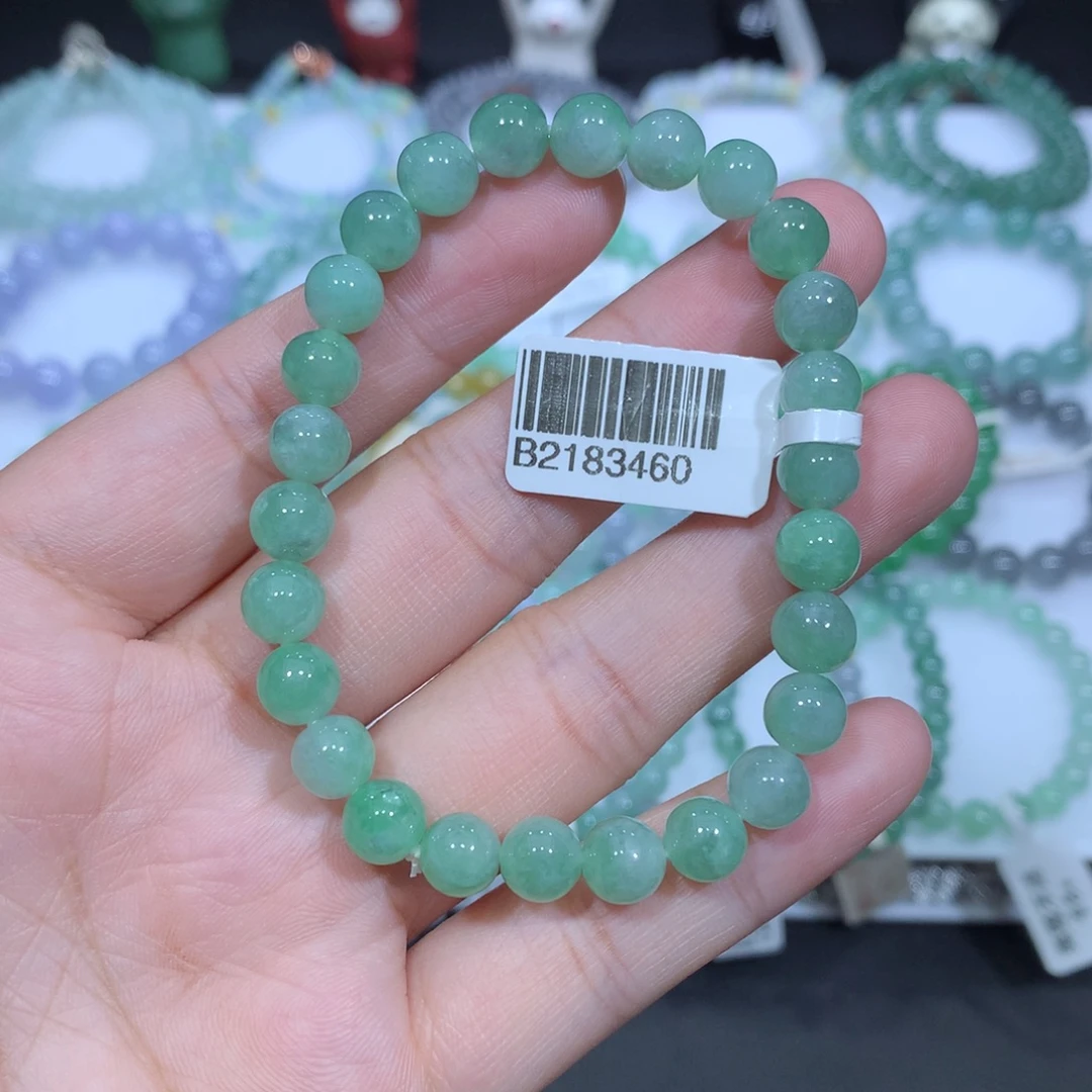 翡翠未镶嵌手串天然