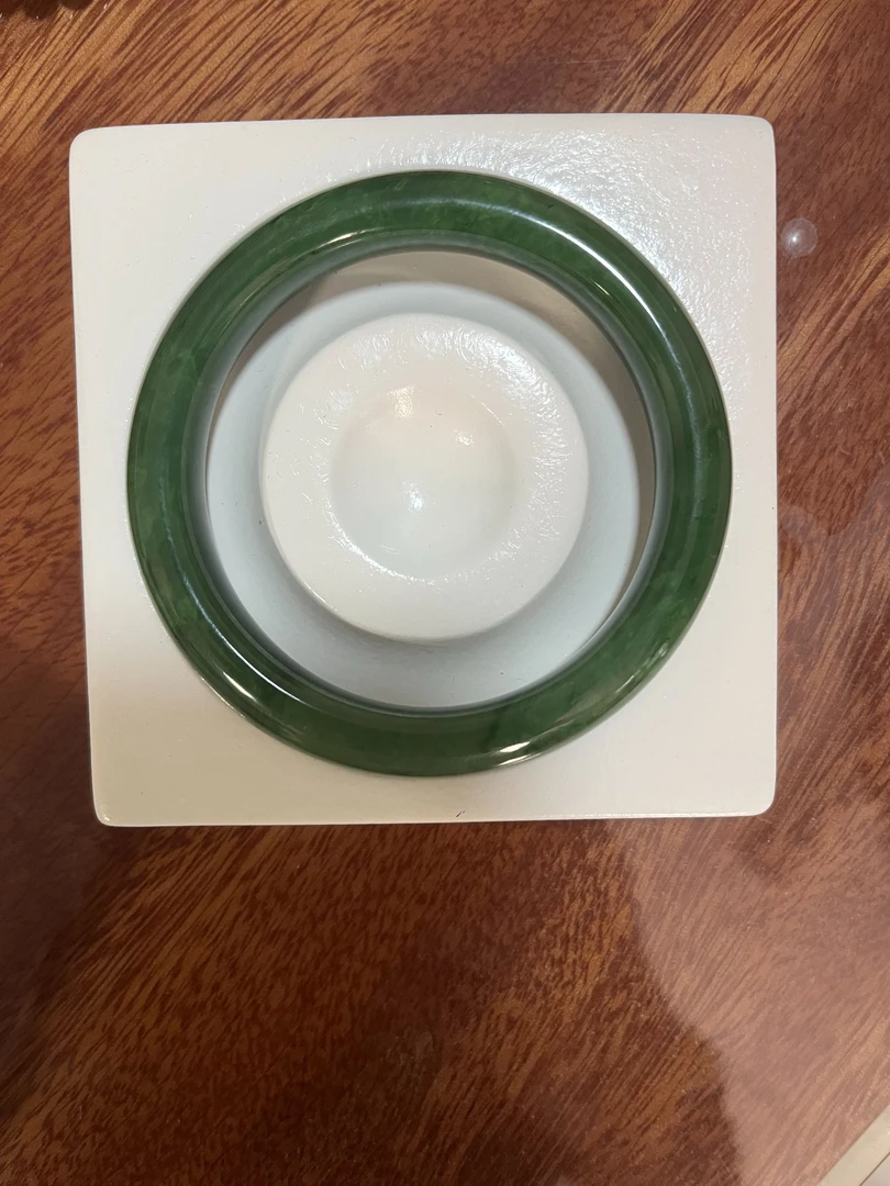 非金属玻璃手镯 A823  碧绿手镯