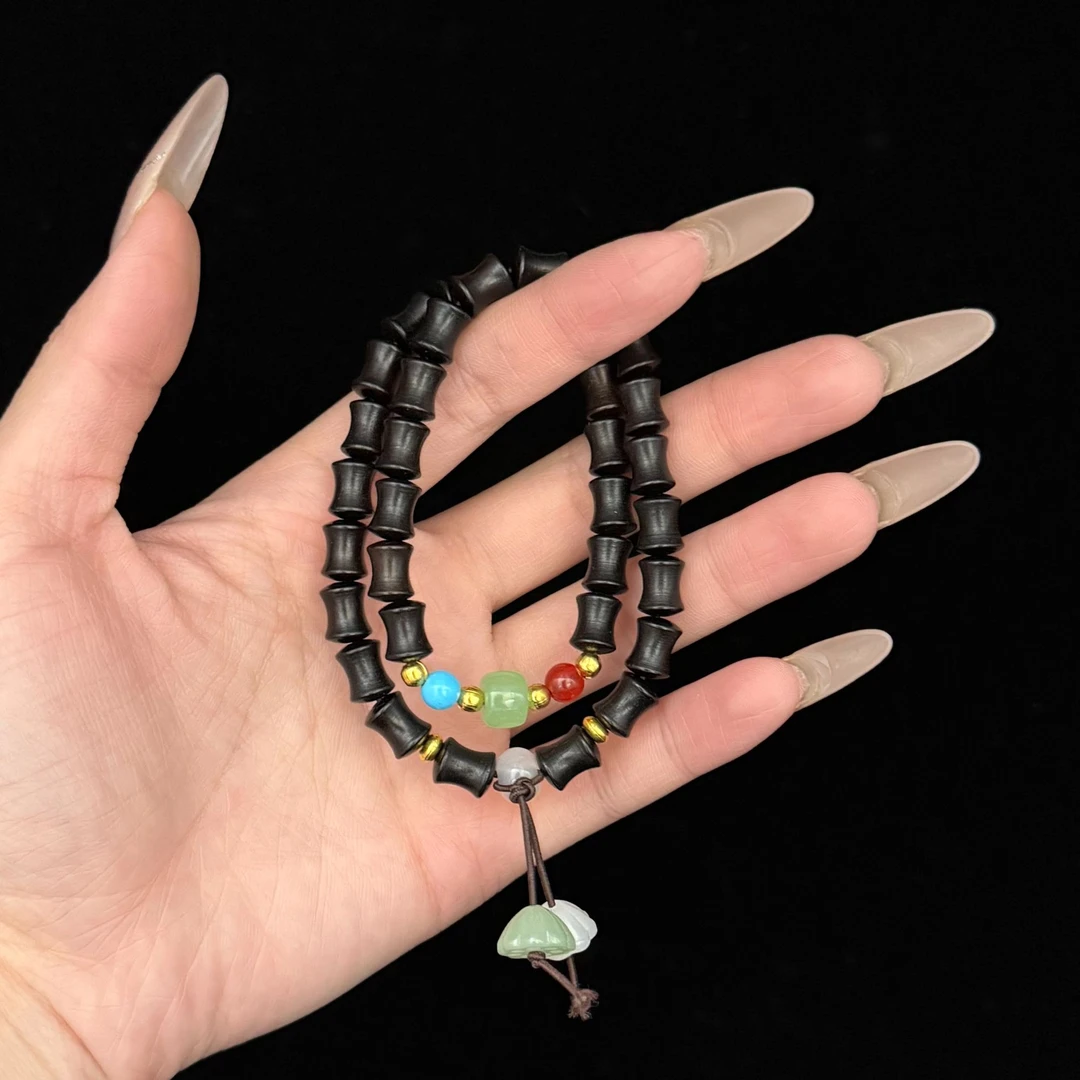 【无礼盒】竹节双圈手链-m-aa010