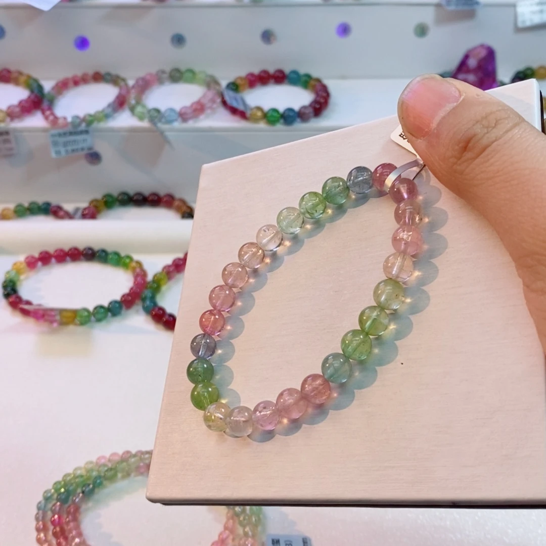 小***版碧玺手串未镶嵌多样性发一条