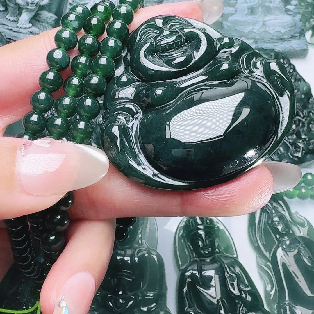 翡翠未镶嵌颈饰111