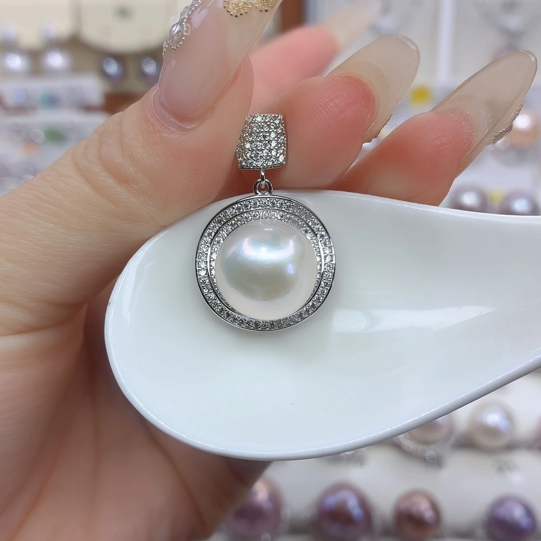 合金颈饰淡水珍珠F