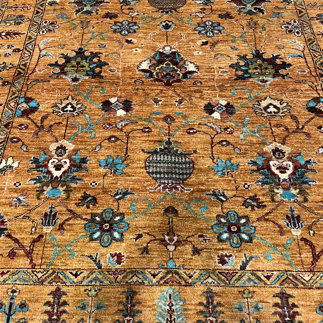 阿富汗手工羊毛地毯155 X188