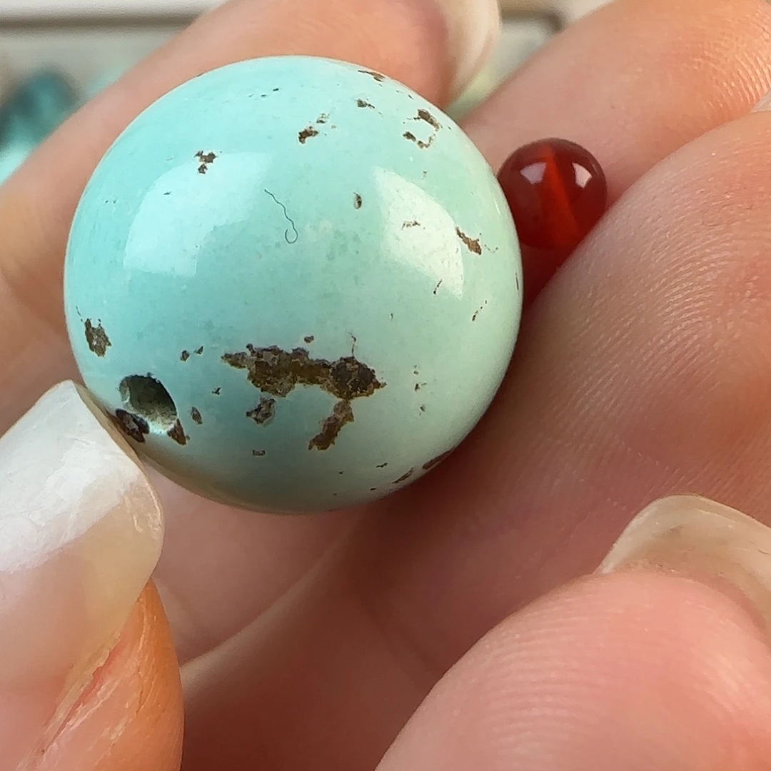 南红玛瑙未镶嵌配饰17.4