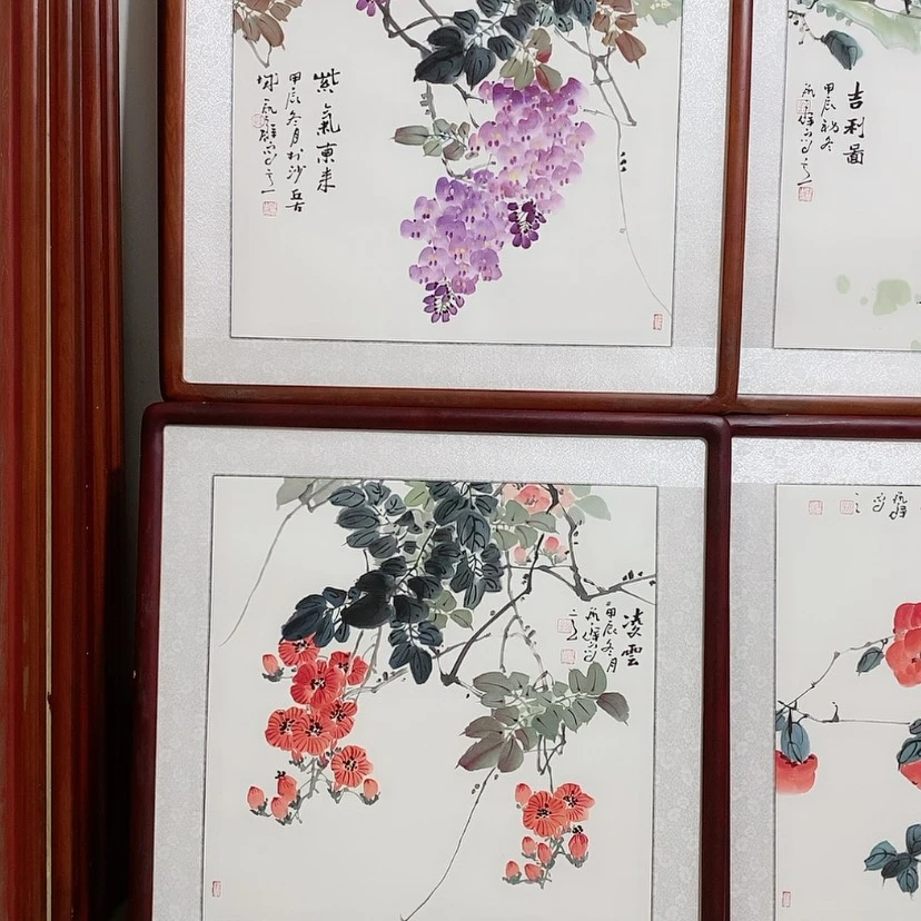 【闪购商品】国画阿*书画作品带框65×65厘米