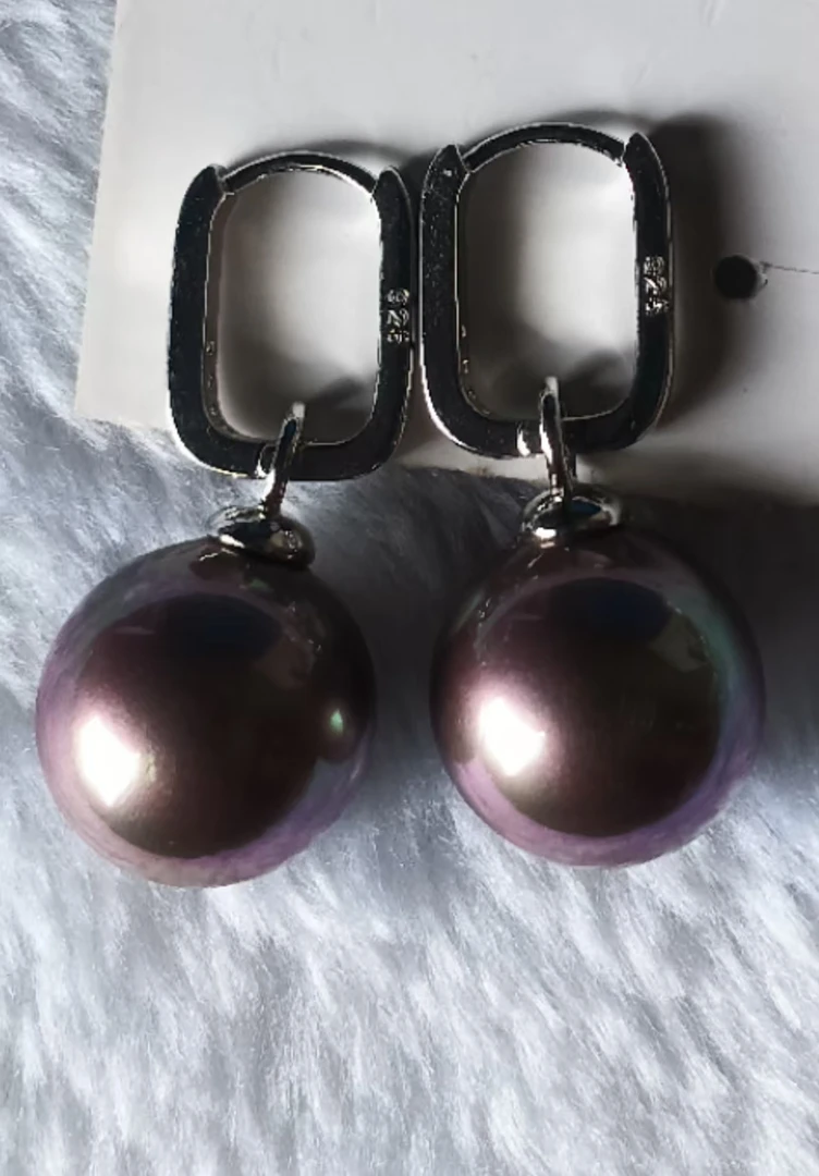 非金属耳饰 炫彩紫原创设计星空高贵耳饰轻奢风女梦幻