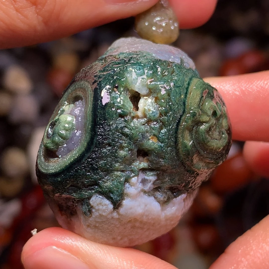 未镶嵌玛瑙/玉髓珠宝半成品