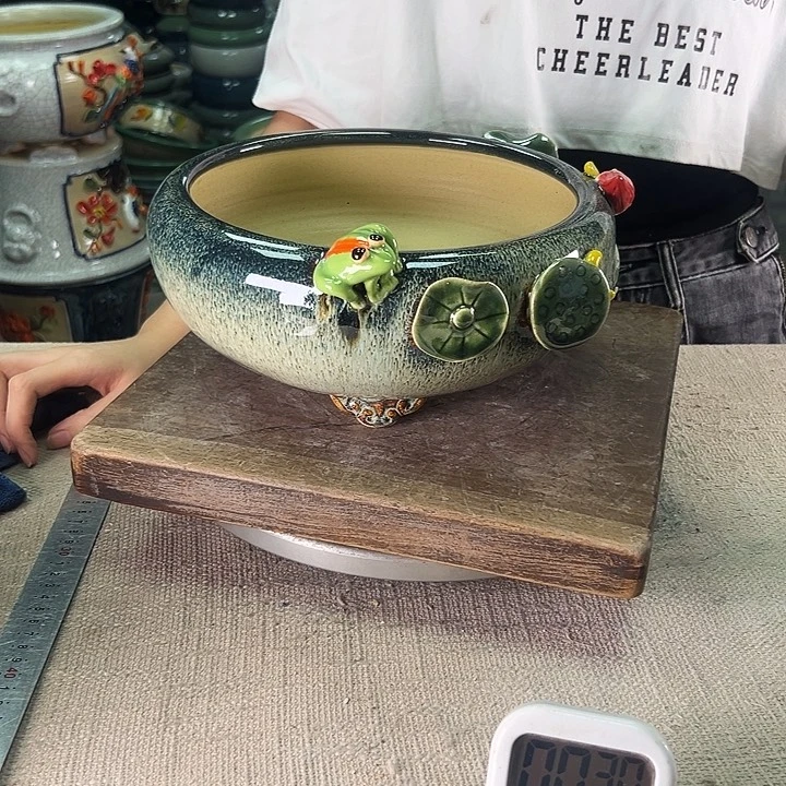 泳坤堂石湾盆陶瓷