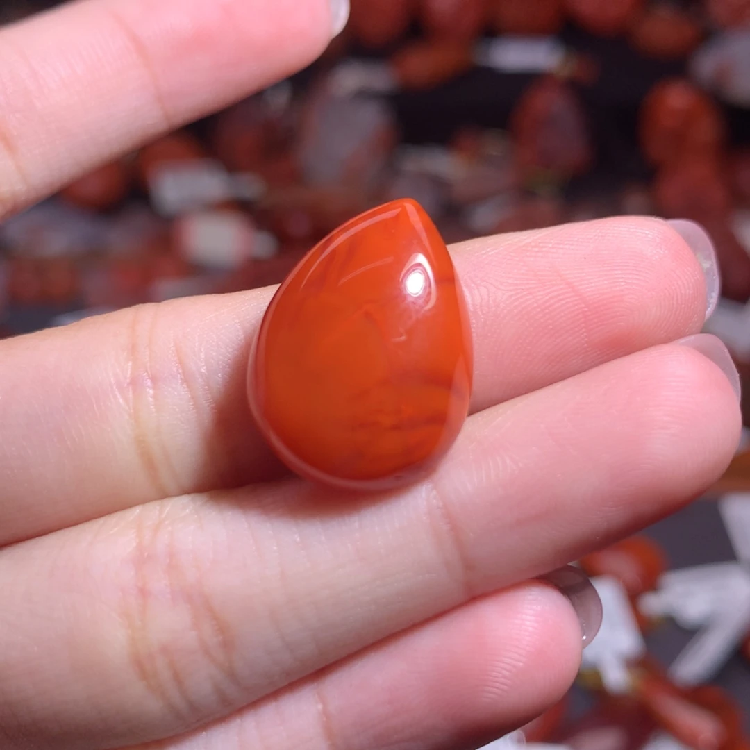南红玛瑙未镶嵌珠宝半成品吊坠6