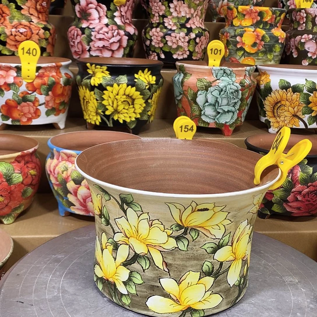 景德镇精品博采美盆20/12.5