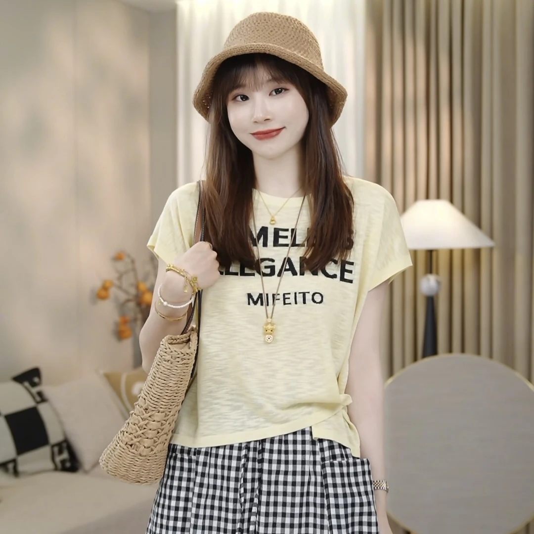 LMENY字母动律~时尚字母设计感针织衫25BM030