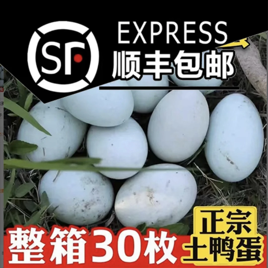 【鸭骨朵】正宗农家散养新鲜鸭蛋农村土鸭蛋优质生鸭蛋每天现捡现发