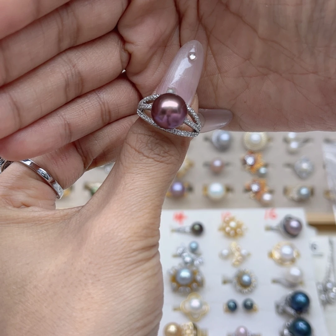 ：***（戒指合金淡水珍珠
