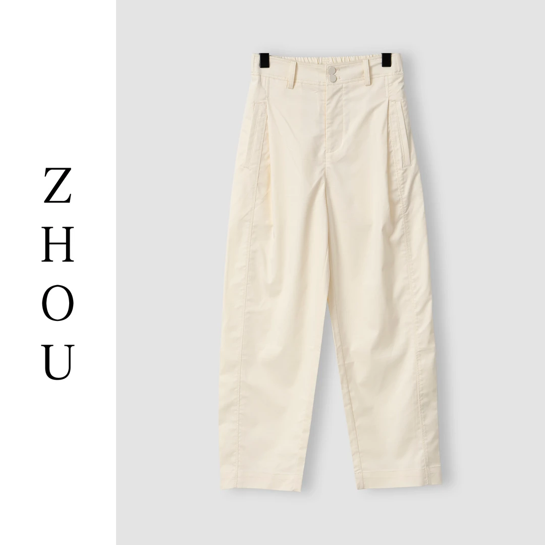 （周哥甄选）杏色裤子-22972