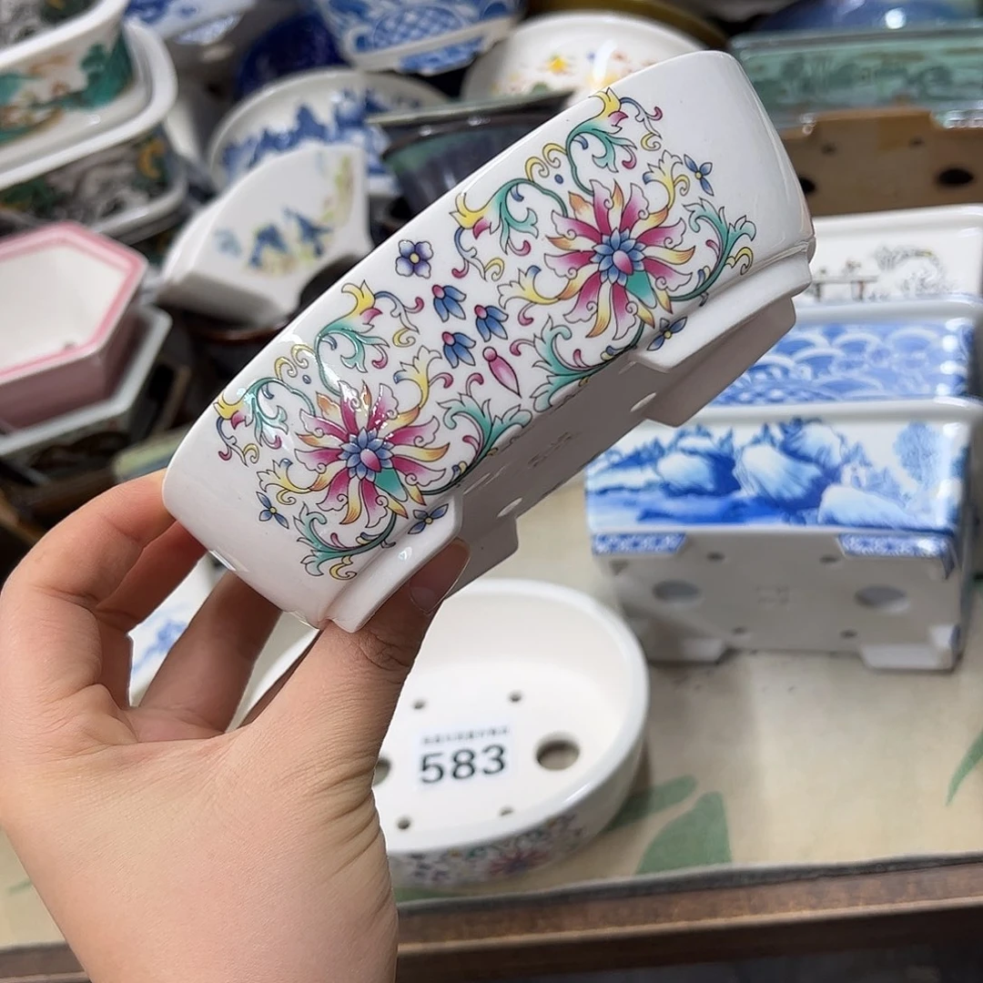 紫砂花盆759号瑕疵15/12/5cm