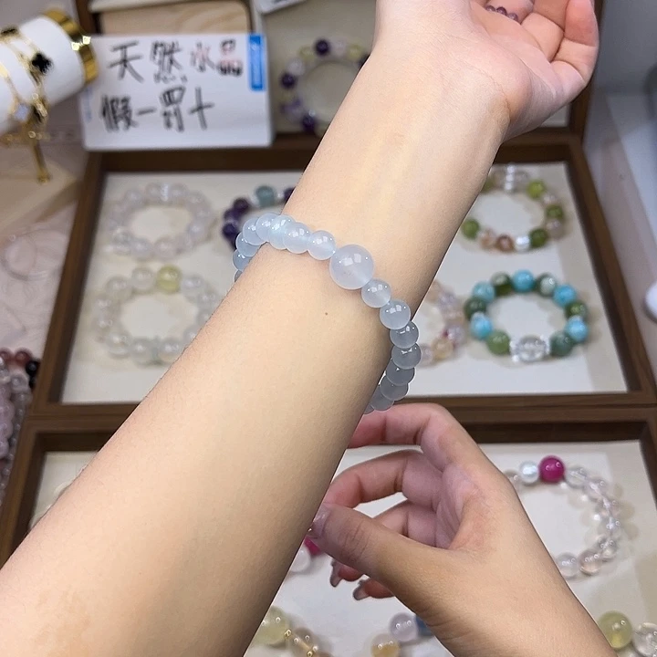 银S925镶嵌手链水晶