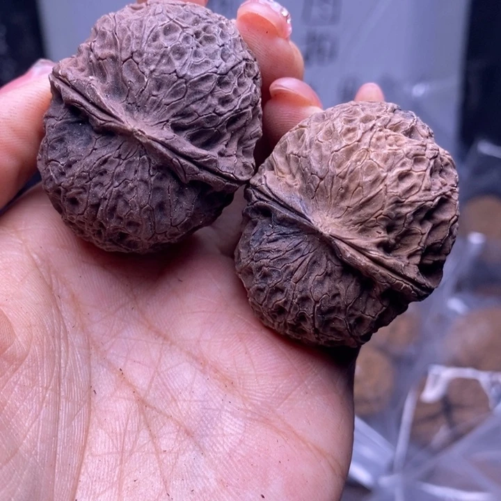 把件文玩核桃云南野生铁核桃173号43mm