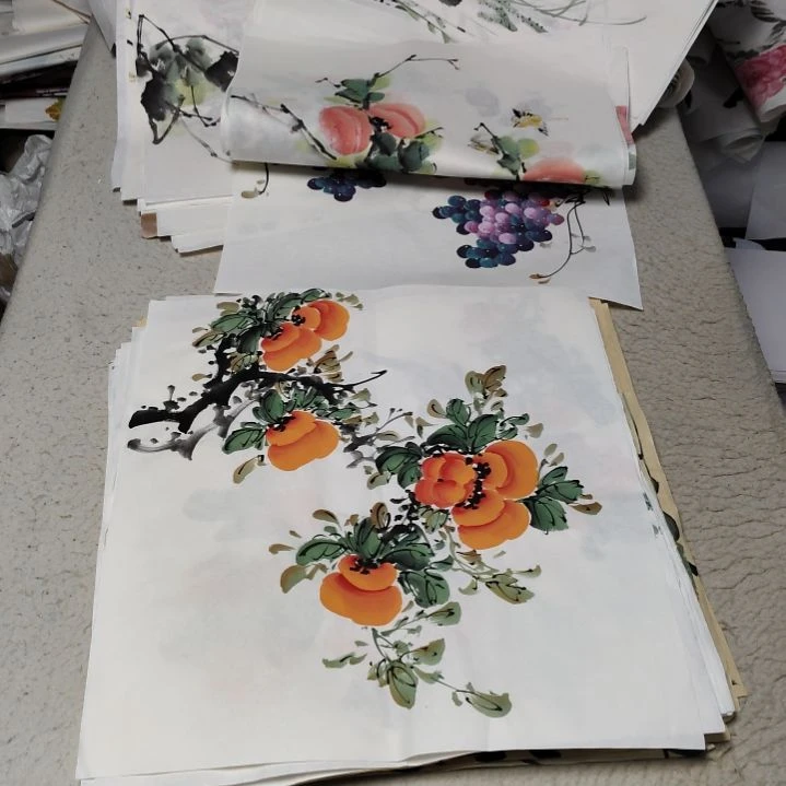 大***千国画国画花鸟花鸟国画