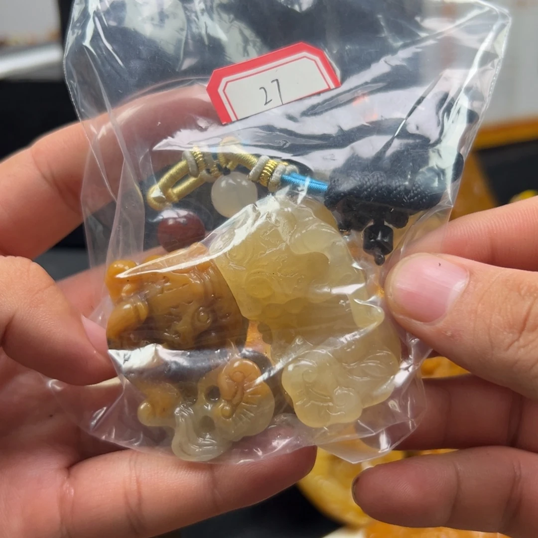 石英质玉（黄龙玉）未镶嵌多样性发货，发其一