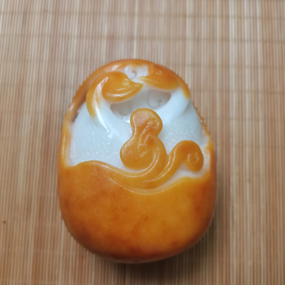 新疆和田玉鹅如意528克