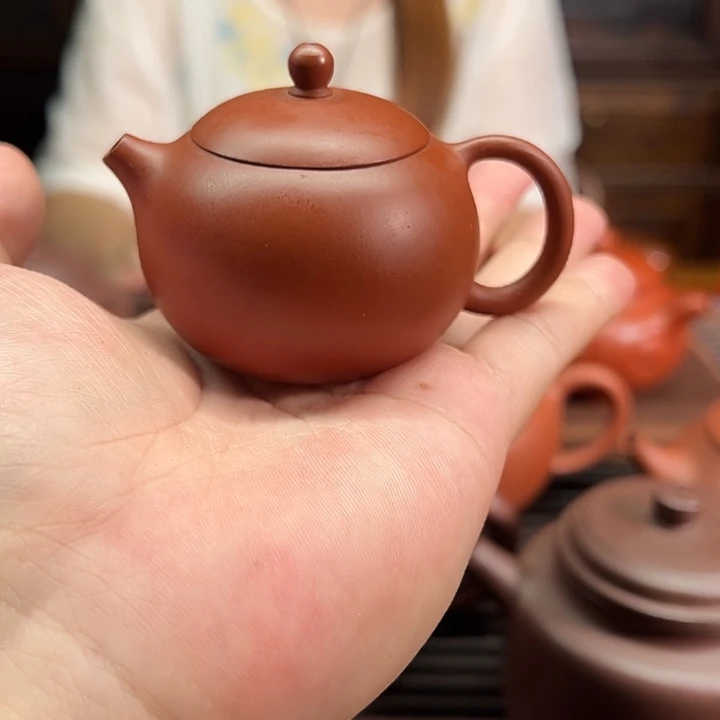 紫砂茶壶西施50cc红泥