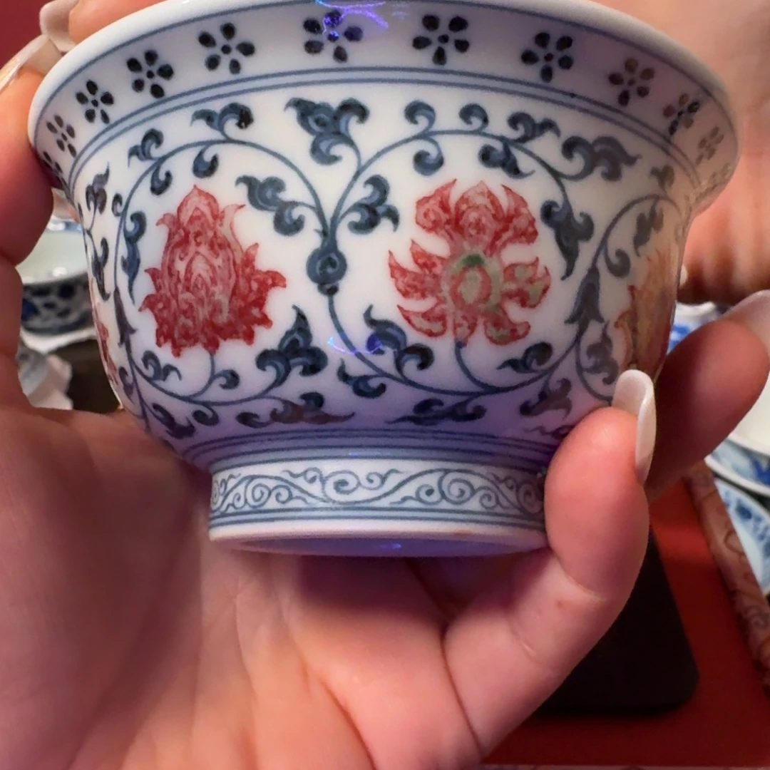 摆件缠枝花压手222