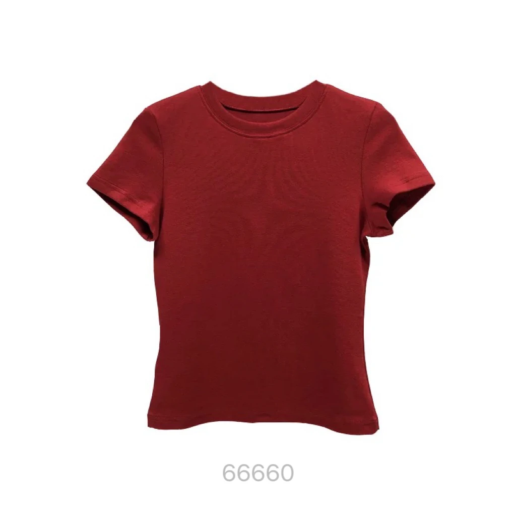 66660 SANFAN  新款净版短款圆领短袖