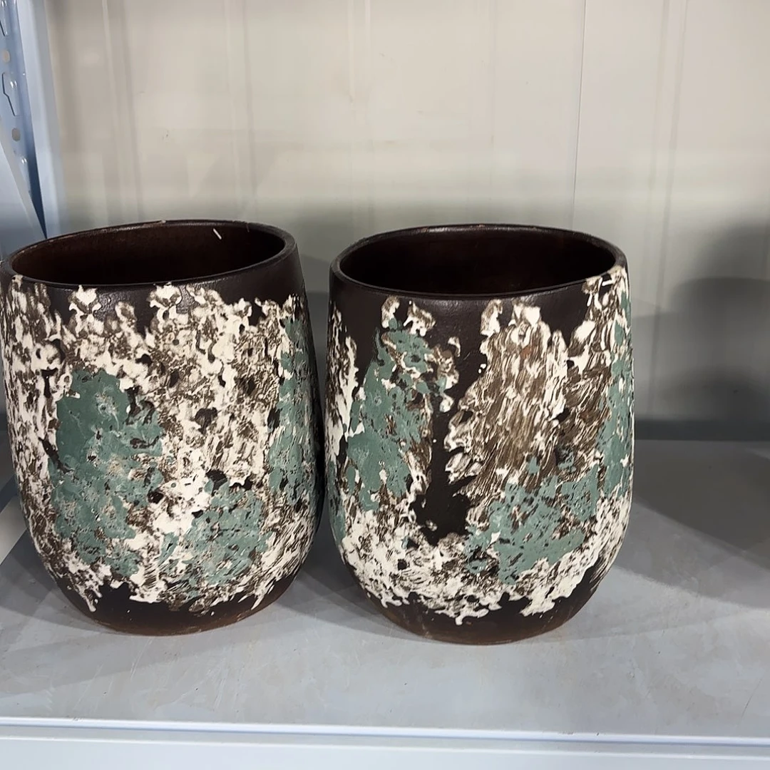 正品两个高22/18红陶