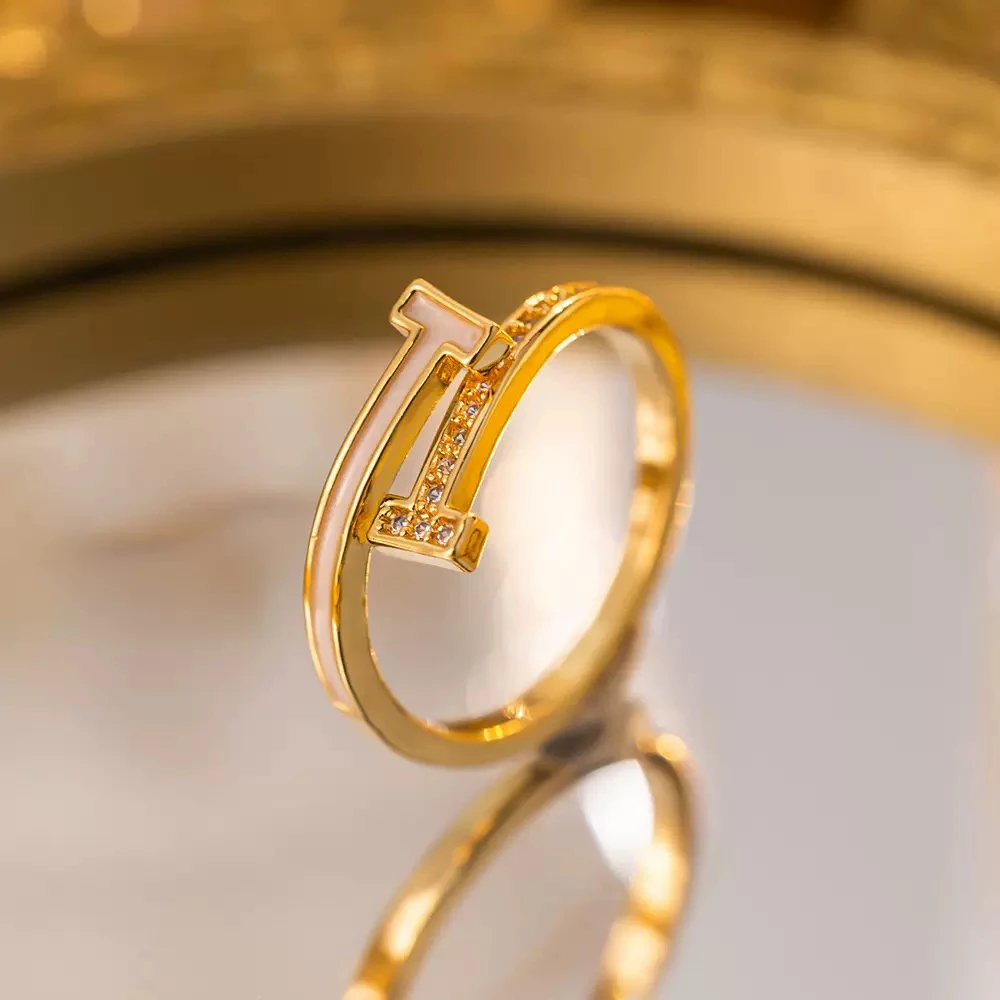 铜合金戒指 甜美日韩活口高级感轻奢戒指431