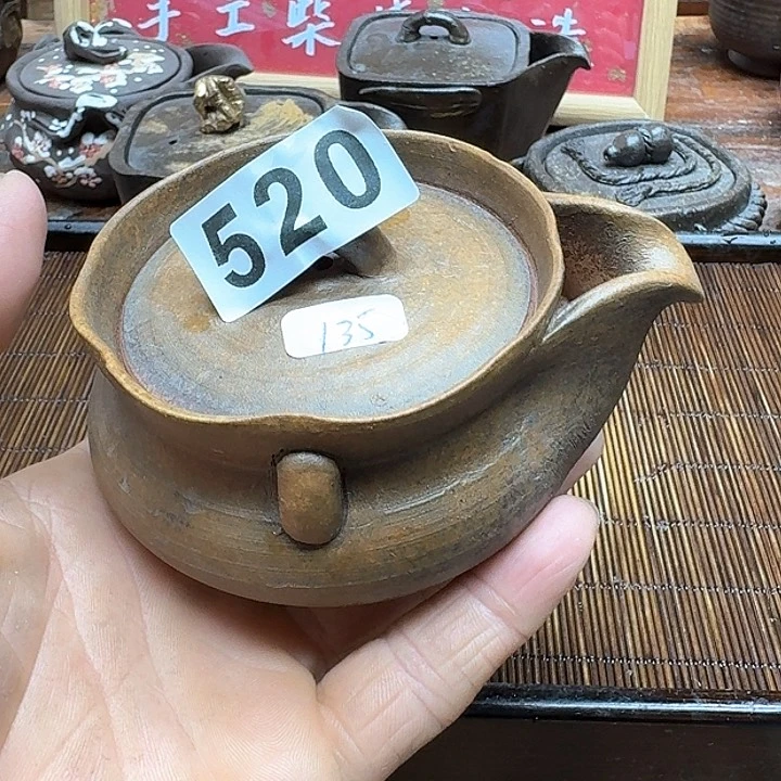 纯手工制作粗陶茶具