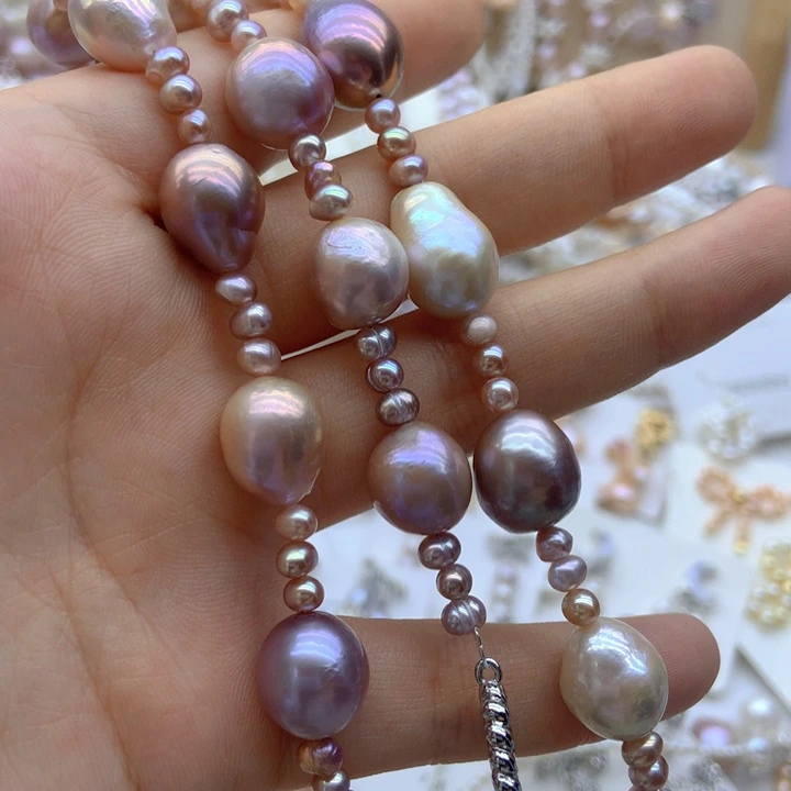 淡水珍珠未镶嵌颈饰玲*?