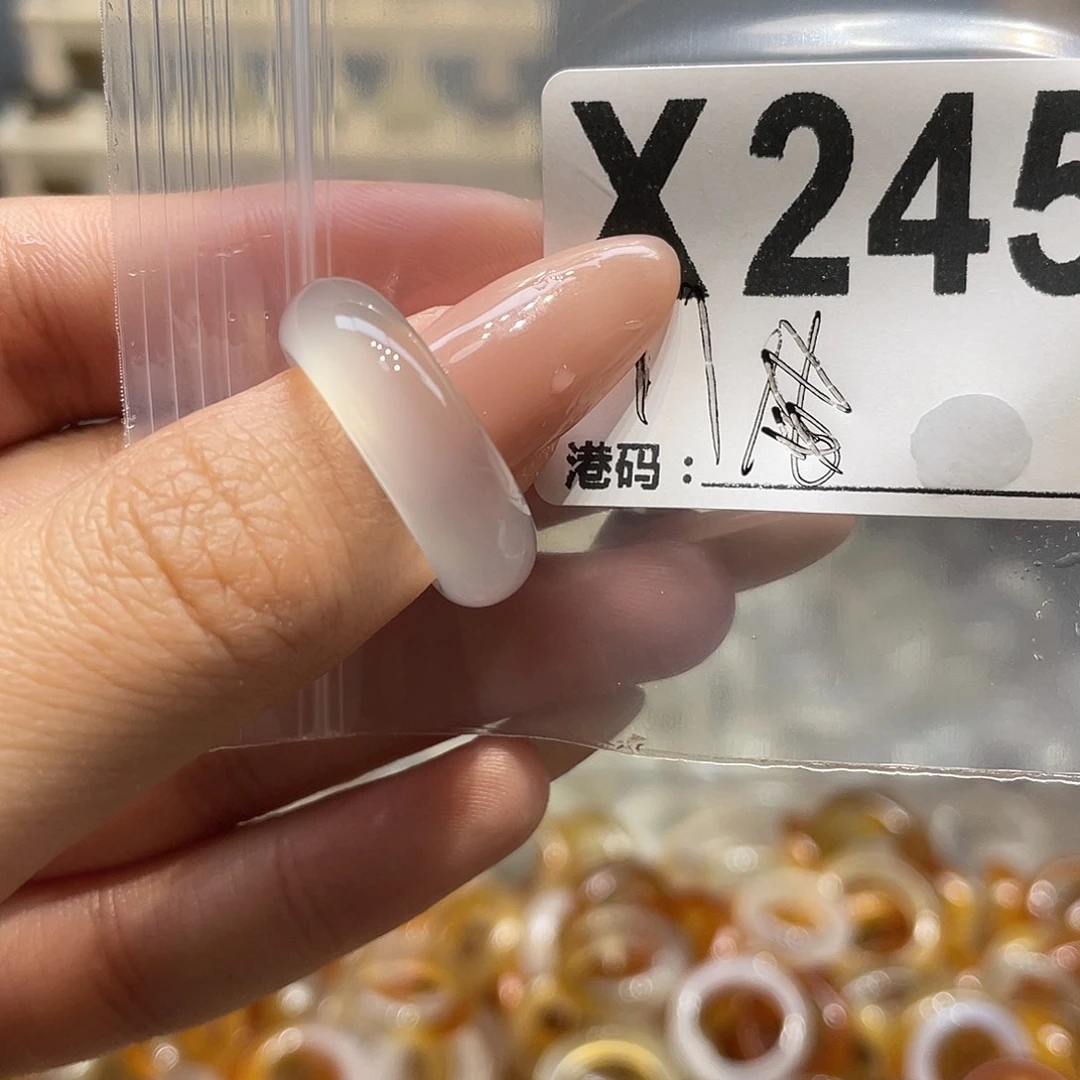 玛瑙/玉髓未镶嵌戒指245