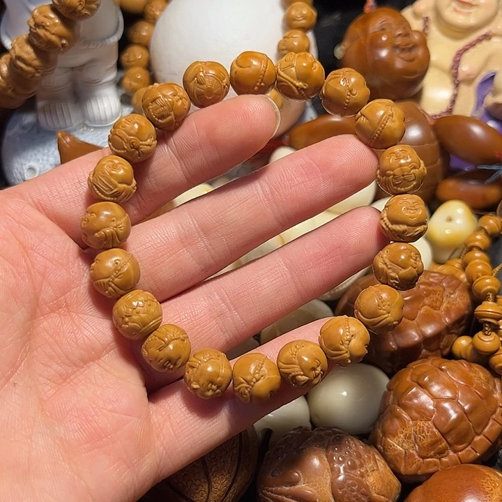 橄榄核手串/手链猴头1.12弥勒