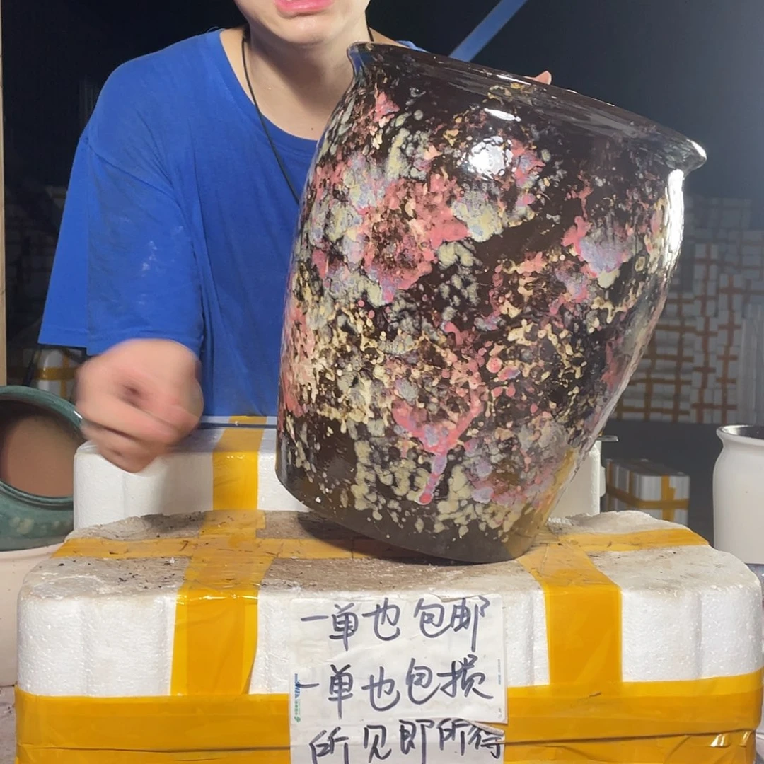 紫砂花盆宜兴紫砂粗陶花盆