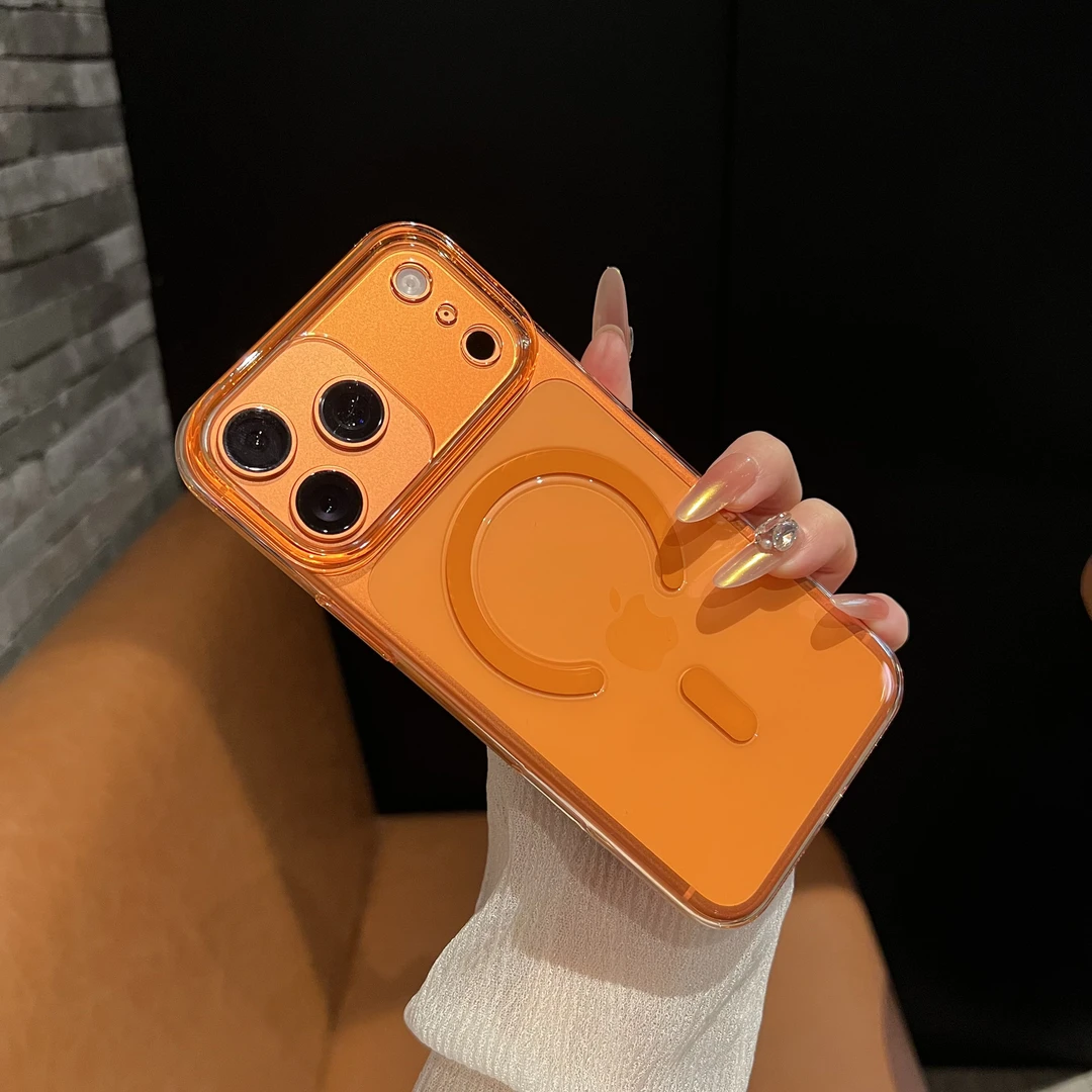 UMJ透明磁吸适用iPhone17proMax手机壳苹果16p/15不发黄14硬壳Air