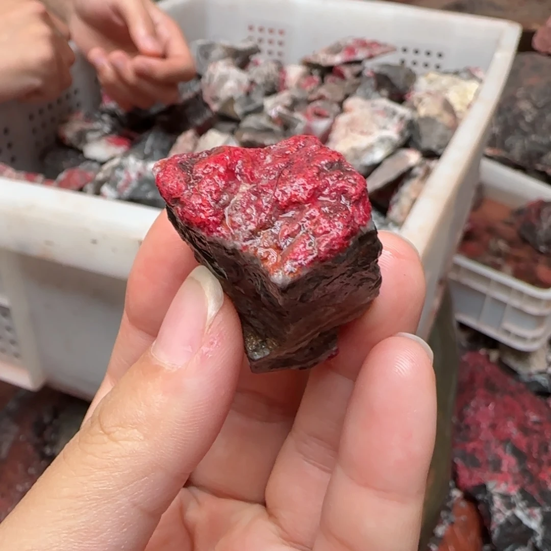 天然辰砂朱砂毛石头2