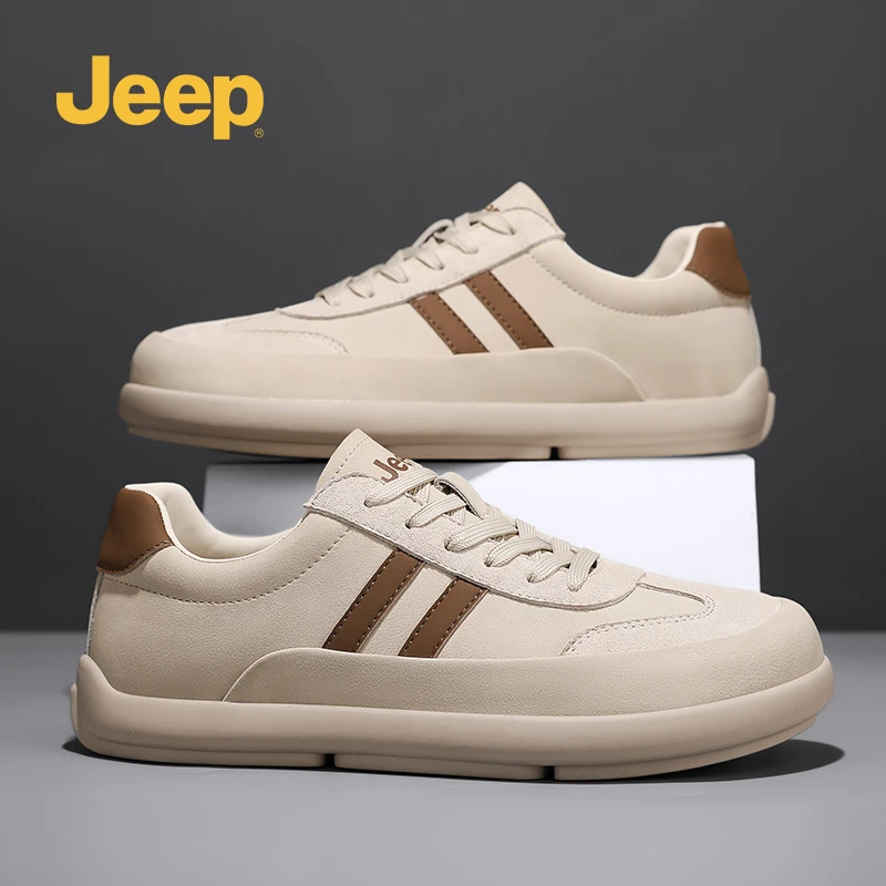 Jeep吉普高品质跑步鞋男2025秋季新款软底防滑耐磨轻便运动休闲鞋