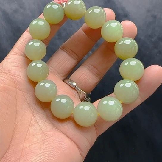 未镶嵌手链和田玉卡16无黑点无裂口