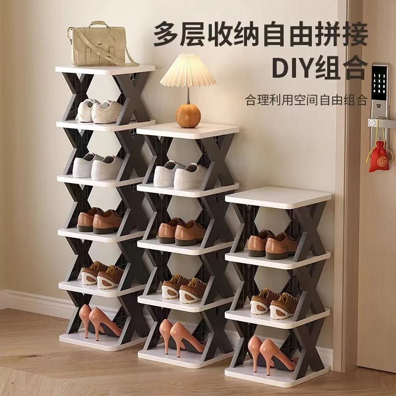 鞋架子多层家用门口楼道走廊鞋柜出租屋宿舍鞋子简易收纳门口鞋柜