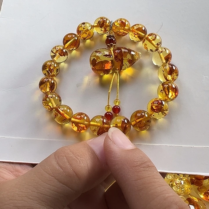 琥珀（花珀）项圈未镶嵌
