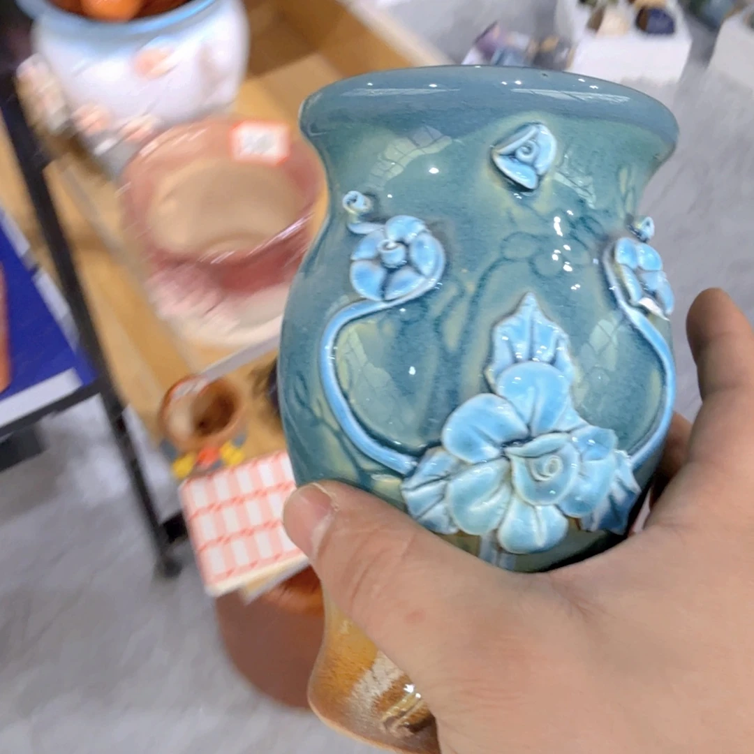 紫砂花盆粗陶盆醋