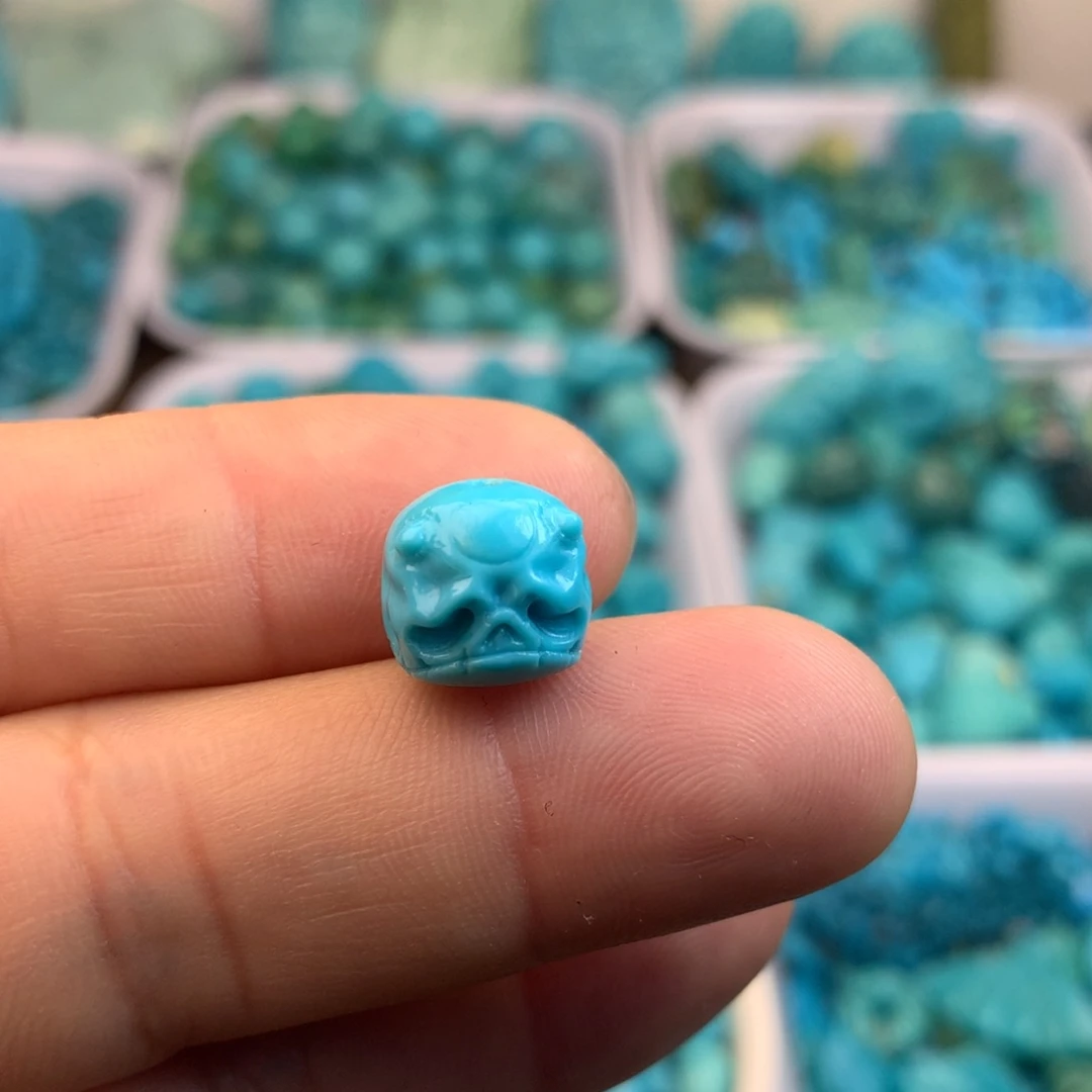 绿松石未镶嵌吊坠(不含链)10×10